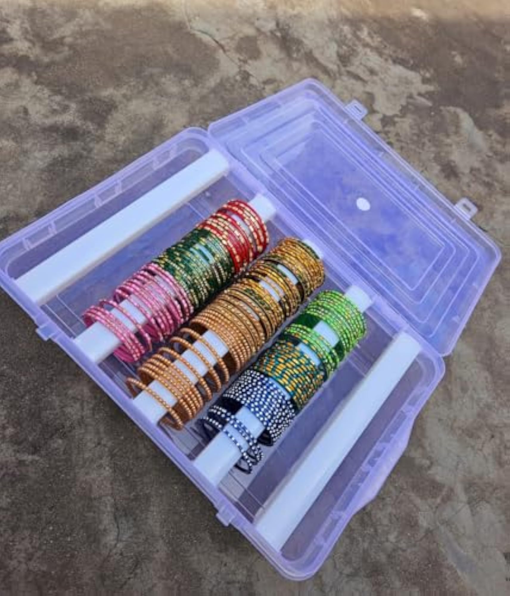 5 Rod Bangle Box Organizer for Women and Girls